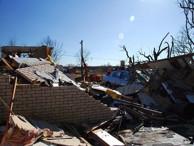 Lone Grove, OK Tornado Damage Photo