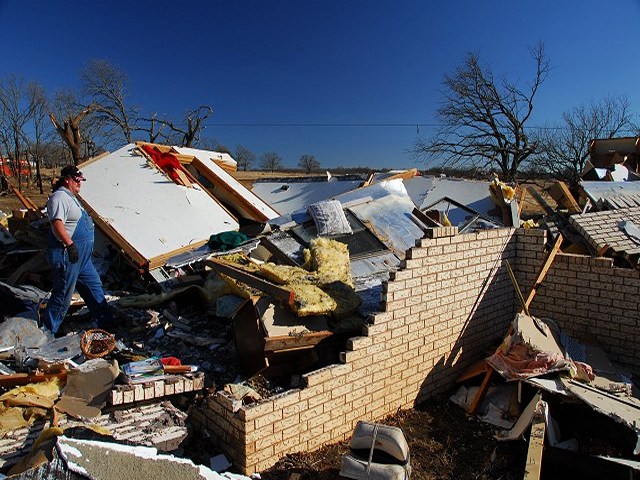 Lone Grove, OK Tornado Damage Photo