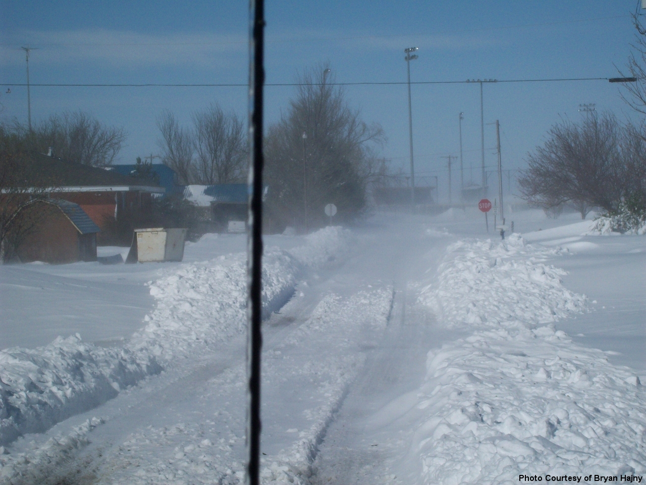 March 27-28, 2009 Snowfall Photo in Arnett, OK