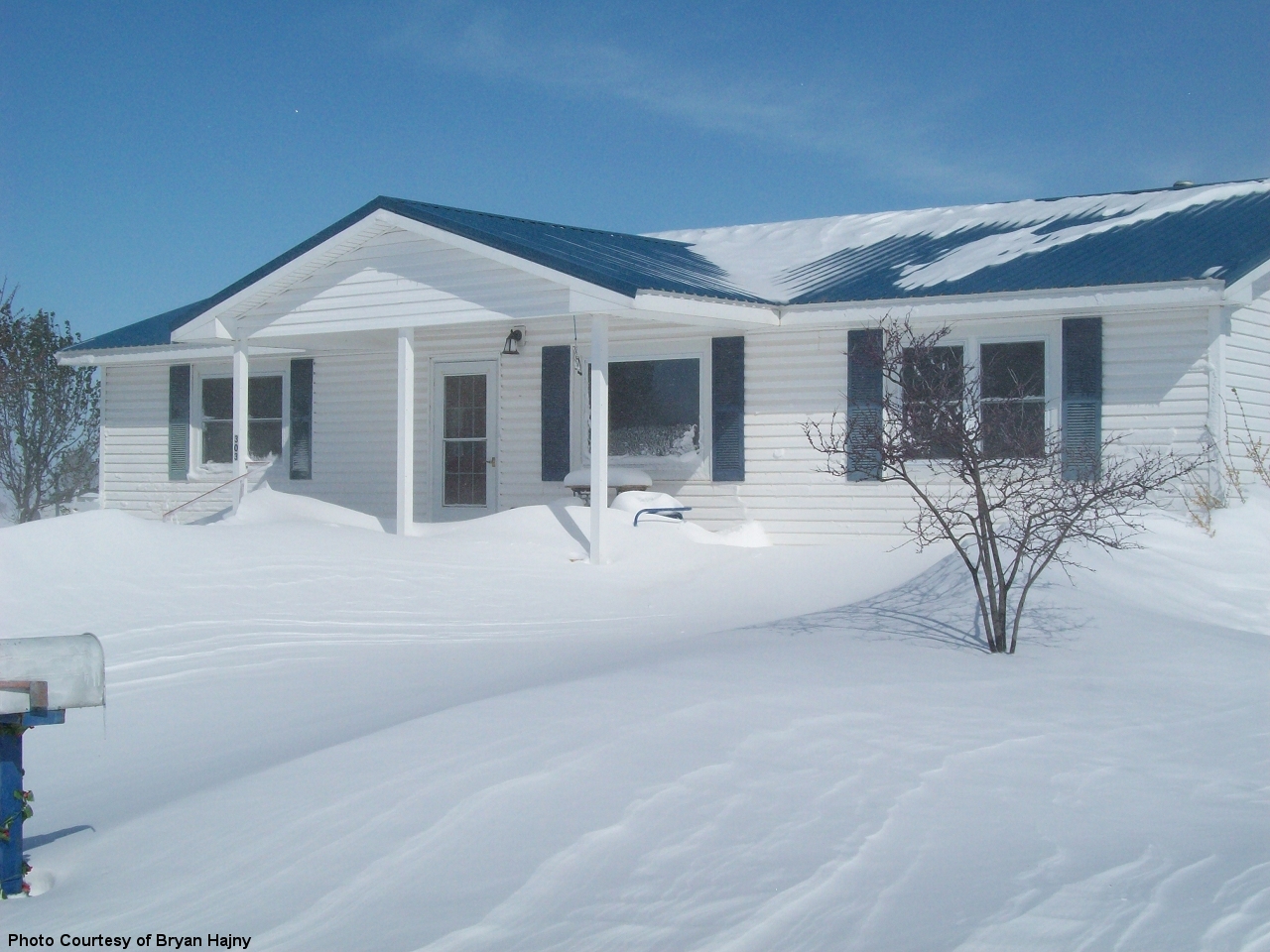 March 27-28, 2009 Snowfall Photo in Arnett, OK