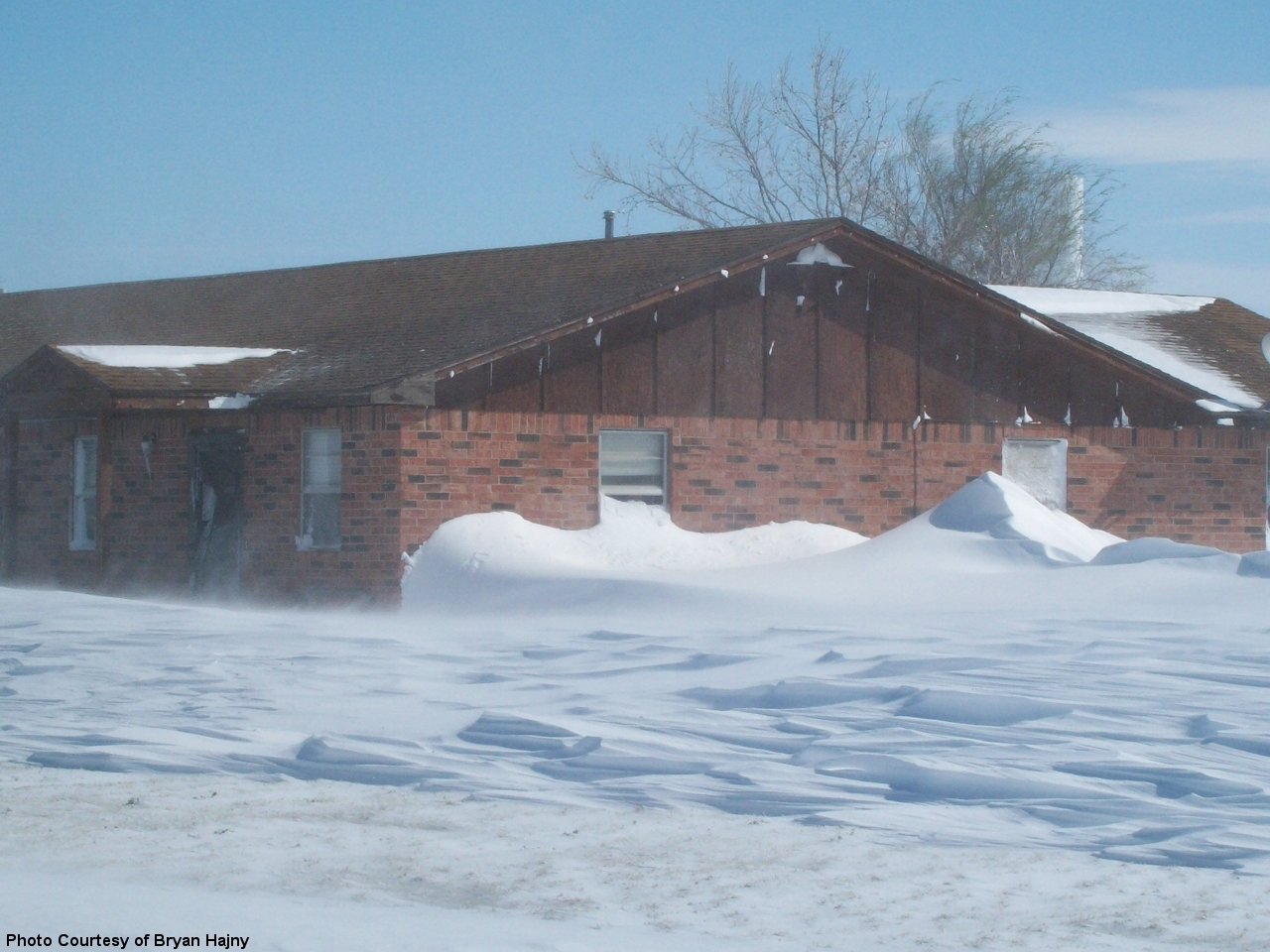 March 27-28, 2009 Snowfall Photo in Arnett, OK