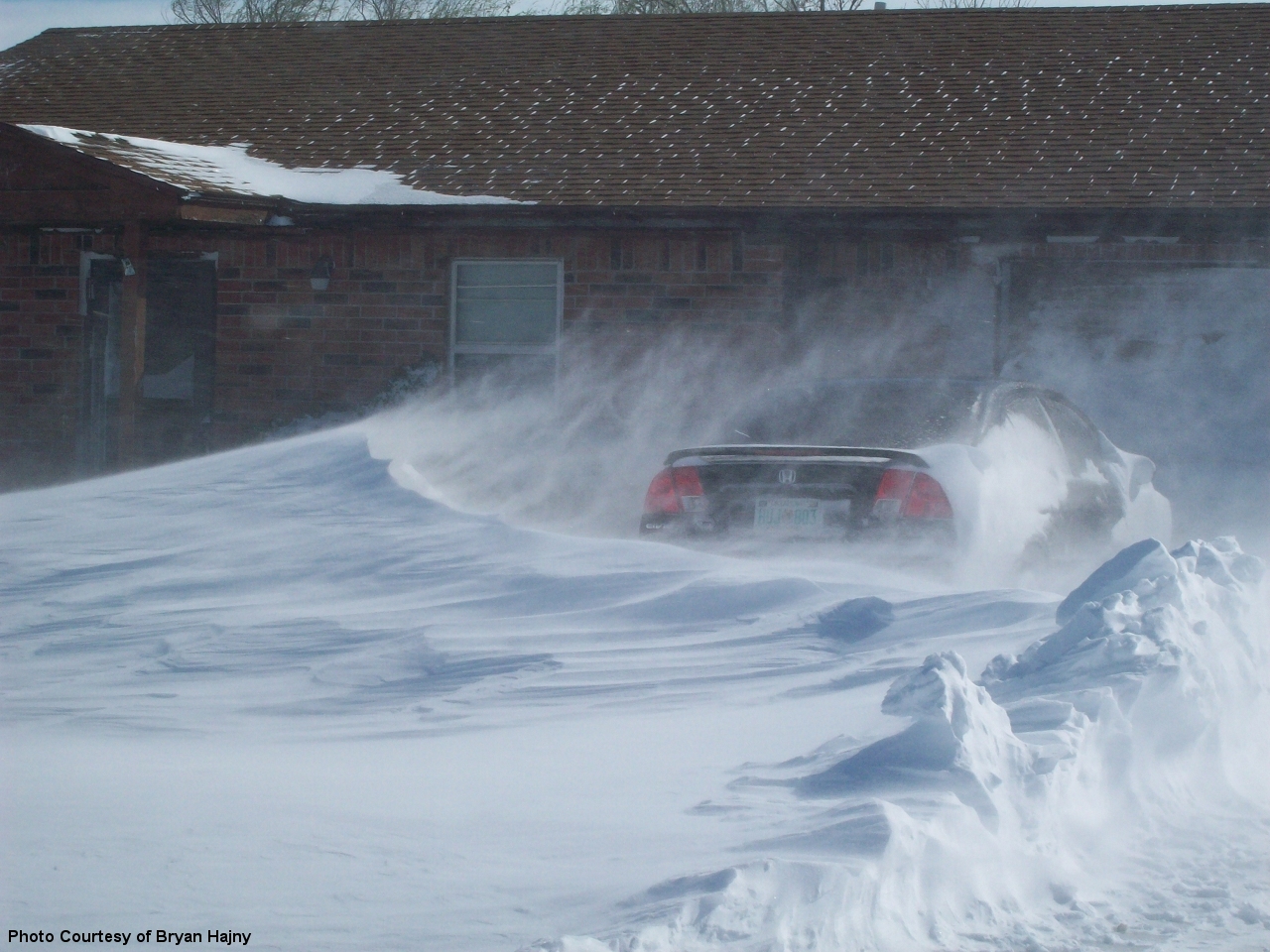 March 27-28, 2009 Snowfall Photo in Arnett, OK