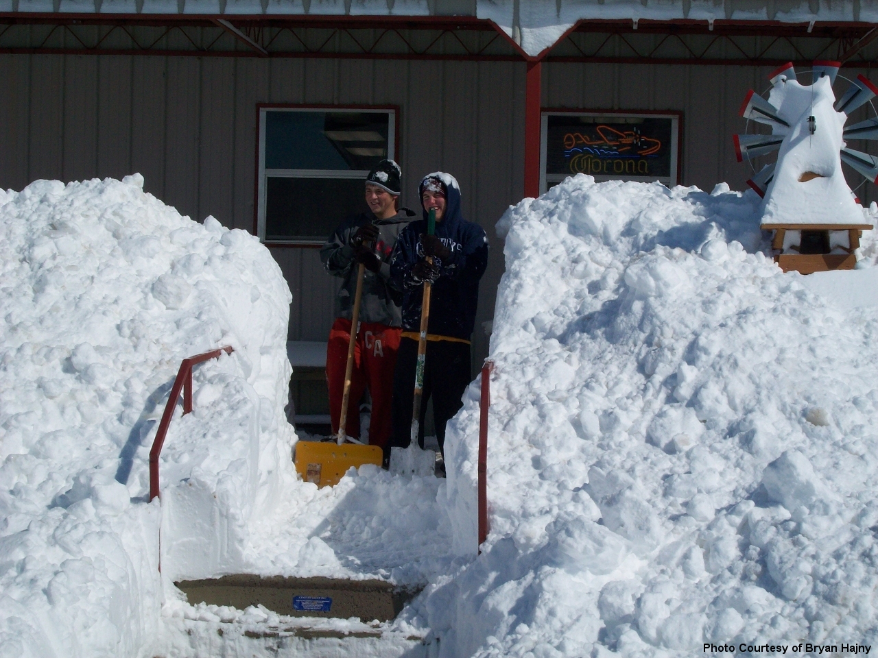 March 27-28, 2009 Snowfall Photo in Arnett, OK