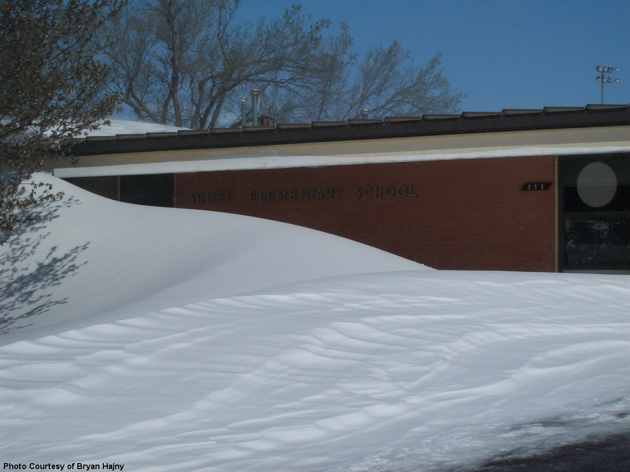 March 27-28, 2009 Snowfall Photo in Arnett, OK