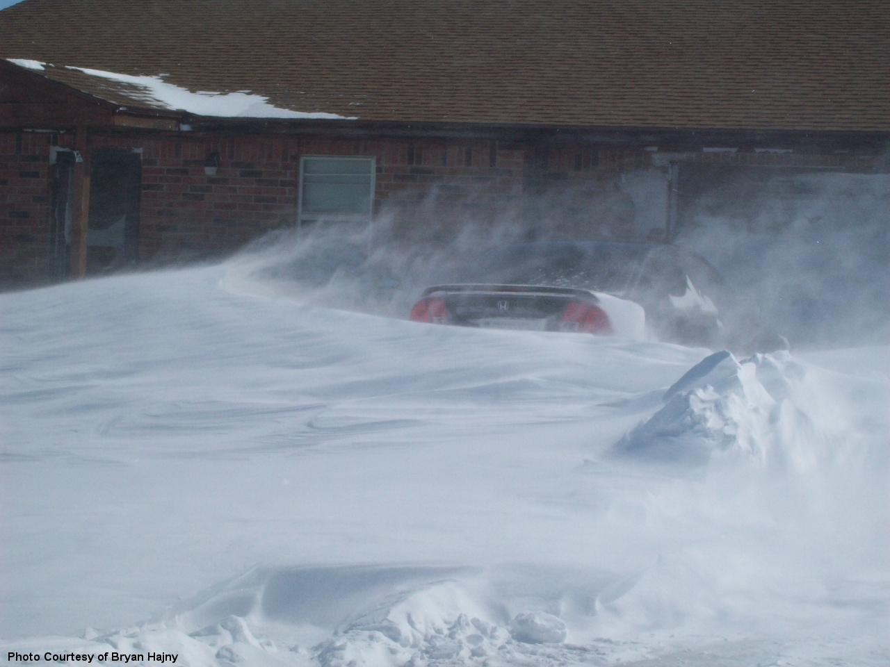 March 27-28, 2009 Snowfall Photo in Arnett, OK