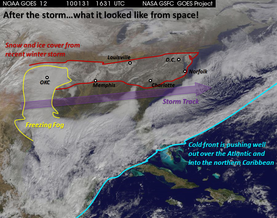 Satellite Image from the NASA GOES Project