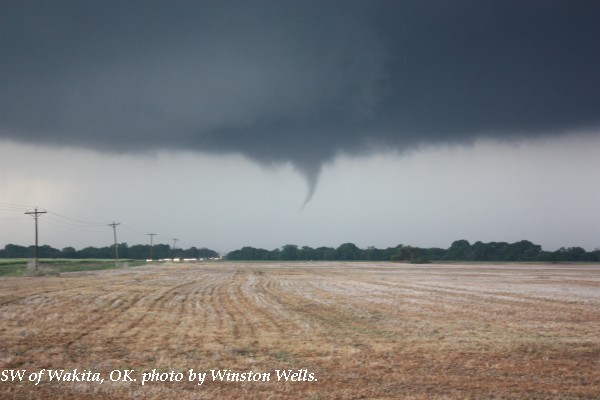 Tornado southwest of Wakita, OK on May 10, 2010