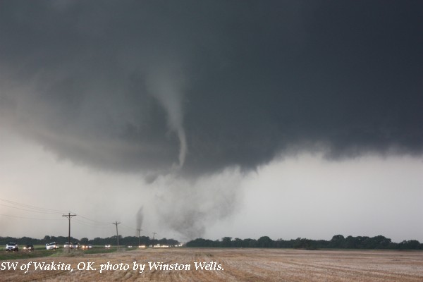 Tornado southwest of Wakita, OK on May 10, 2010