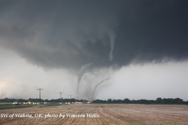 Tornado southwest of Wakita, OK on May 10, 2010