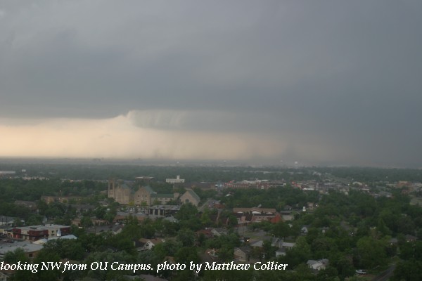 Tornado I1 beginning to develop in far northwest Norman