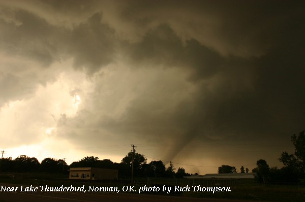 Tornado in east Norman, OK on May 10, 2010