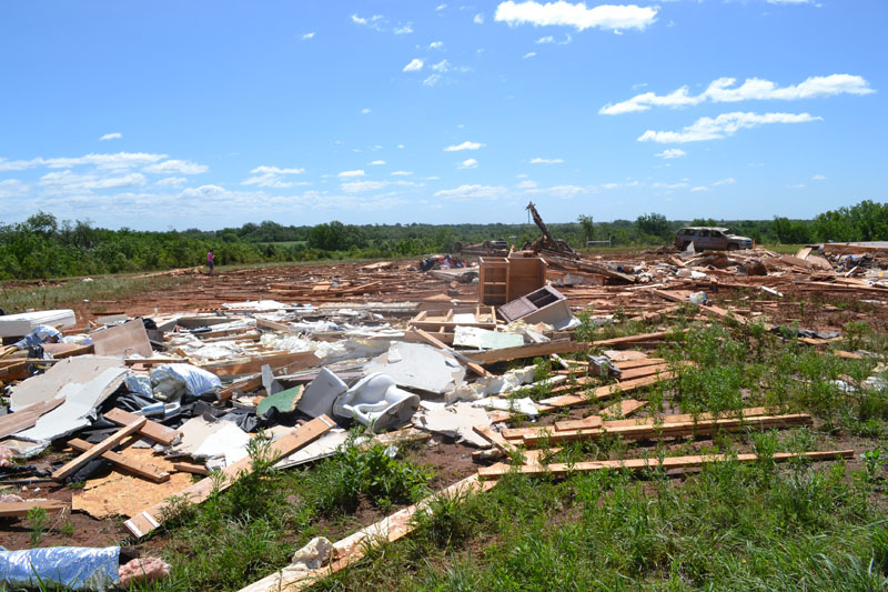 Tornado D1 Damage Photo