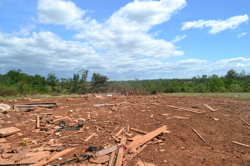 Tornado D1 Damage Photo