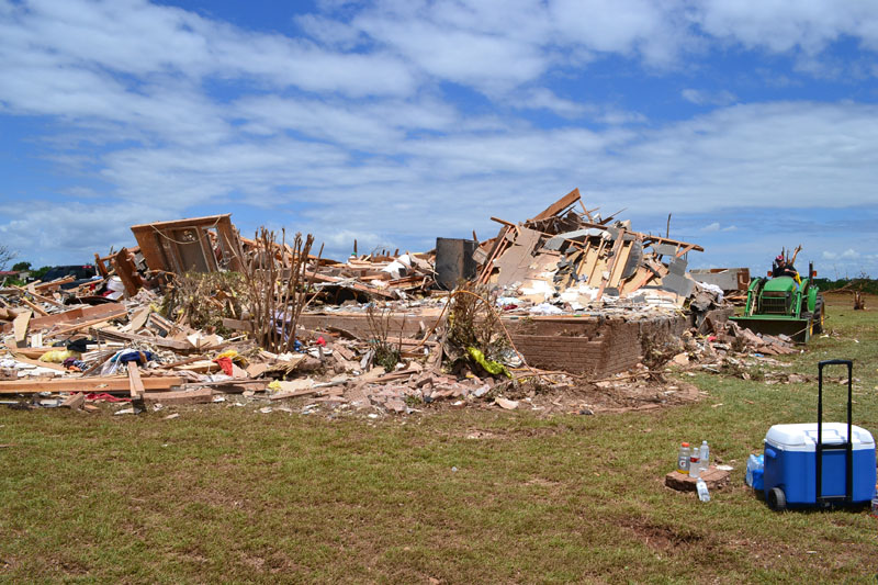 Tornado D1 Damage Photo