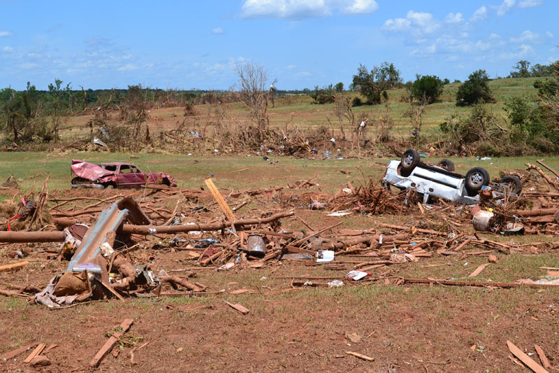 Tornado D1 Damage Photo