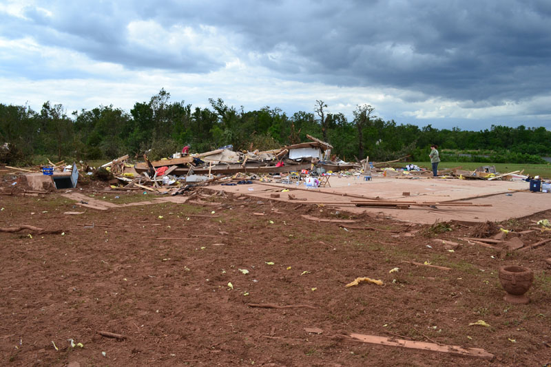 Tornado D1 Damage Photo