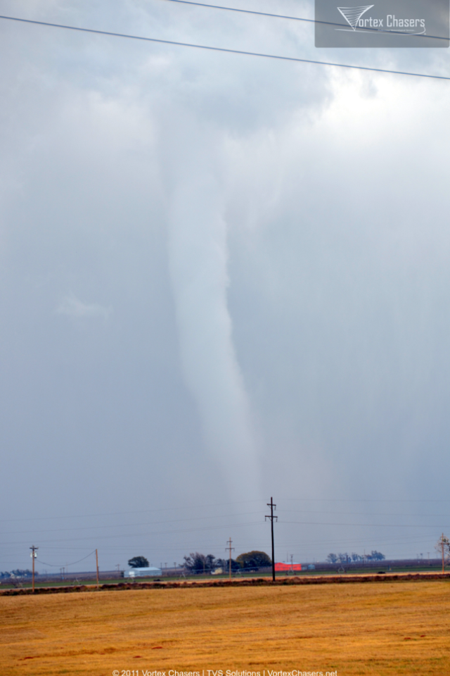 Tornado near Tipton, OK on November 7, 2011