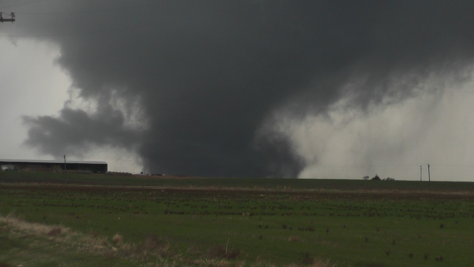 Tornado near Tipton, OK on November 7, 2011