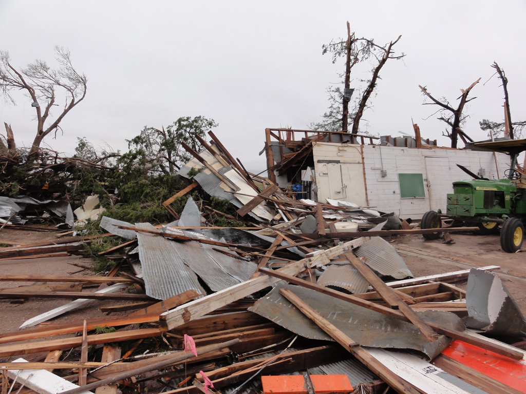 November 7, 2011 tornado damage photo