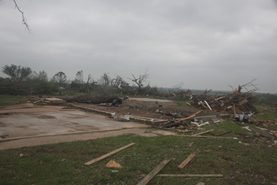 May 19, 2013 Lake Thunderbird-Shawnee, OK Tornado Damage Photo