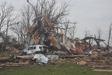 May 19, 2013 Lake Thunderbird-Shawnee, OK Tornado Damage Photo