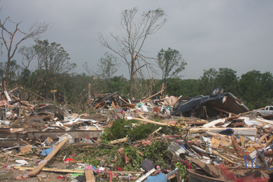 May 19, 2013 Lake Thunderbird-Shawnee, OK Tornado Damage Photo