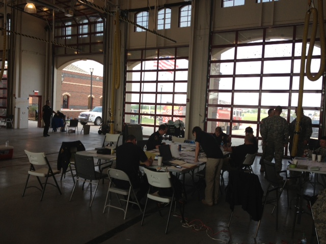 Command Post on Thursday May 23rd. (Photo by Michael Scotten, NWS)