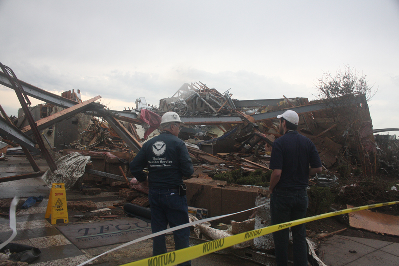 Looking SW at Tinker Federal Credit Union