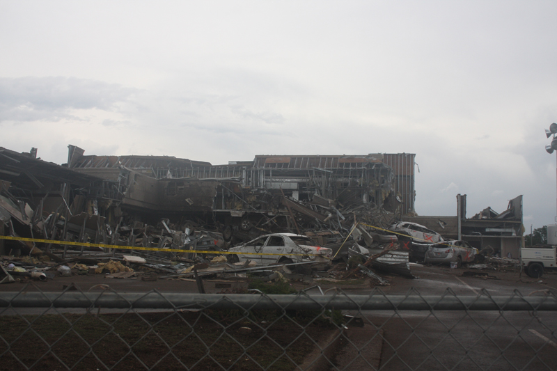 Looking N at Moore Medical Center