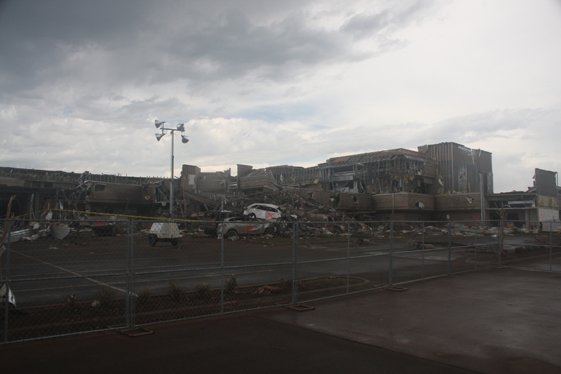 Looking NW at Moore Medical Center