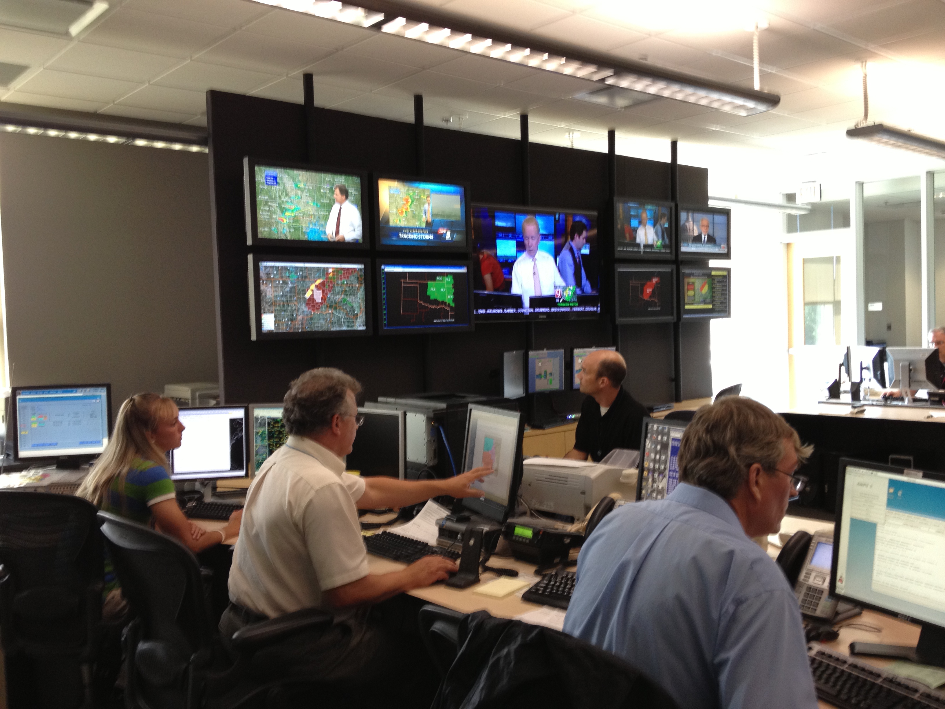 NWS Norman Operations Photos During the May 31-June 1, 2013 Severe Weather/Flooding Event