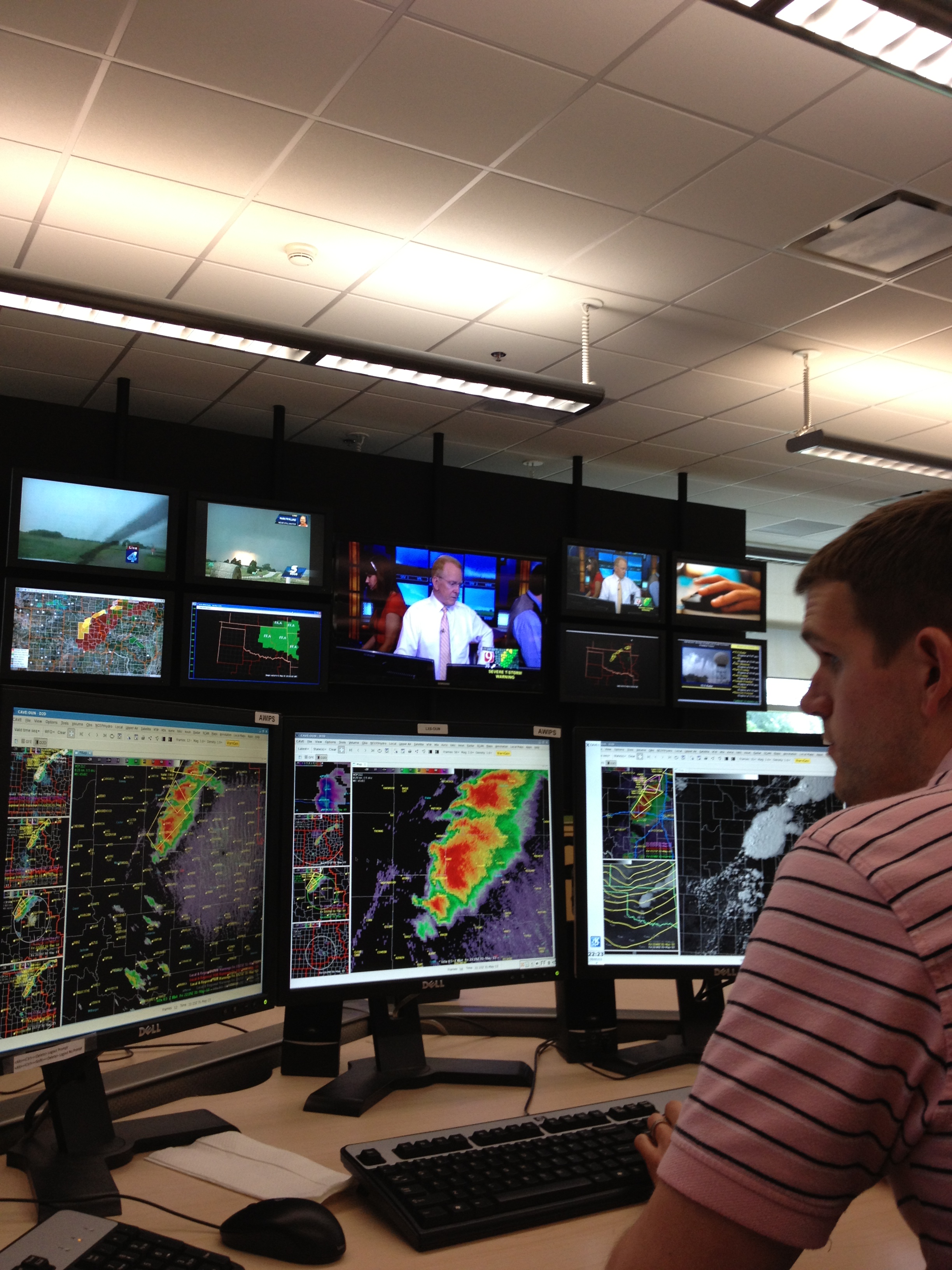 NWS Norman Operations Photos During the May 31-June 1, 2013 Severe Weather/Flooding Event