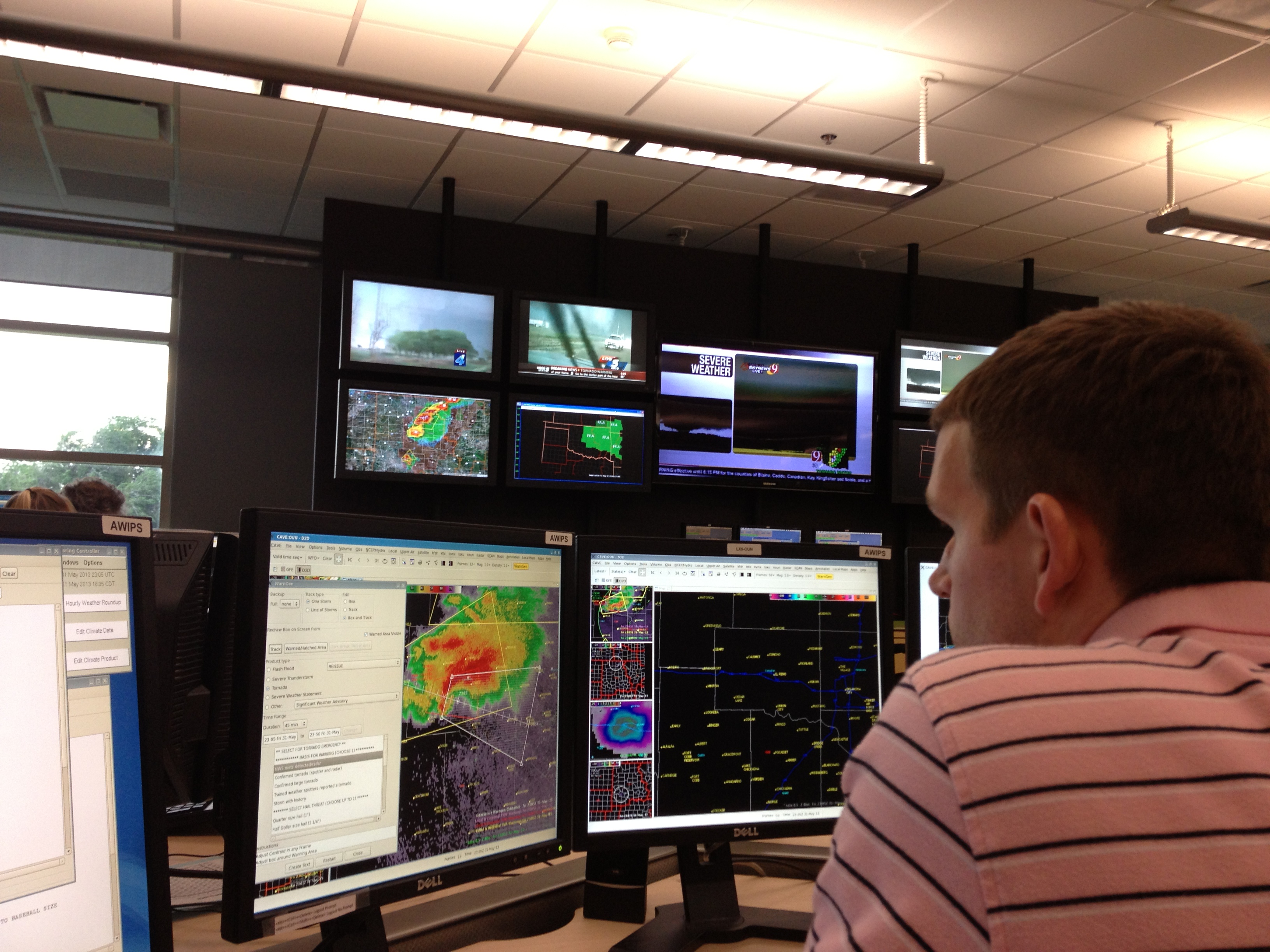 NWS Norman Operations Photos During the May 31-June 1, 2013 Severe Weather/Flooding Event