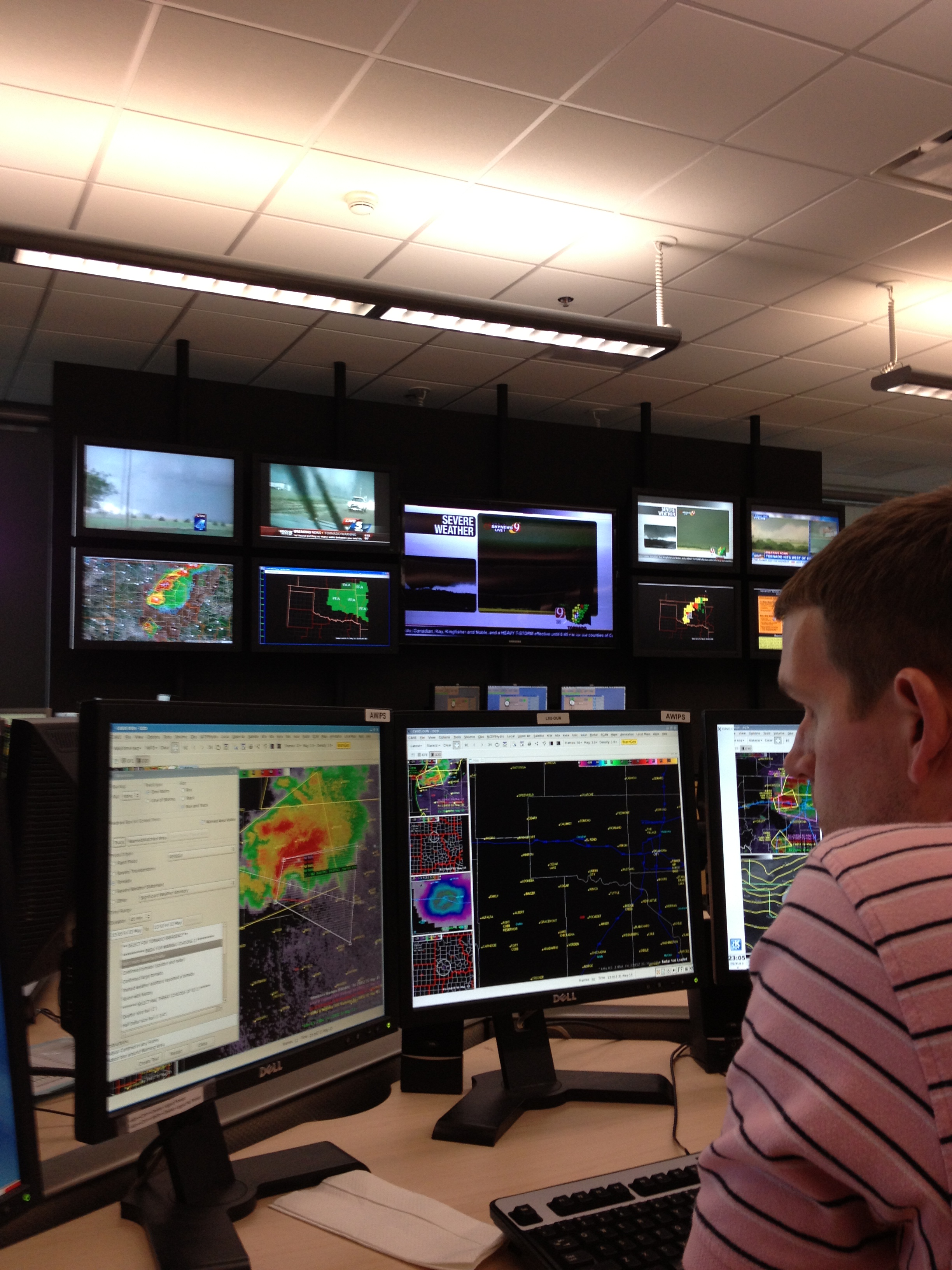 NWS Norman Operations Photos During the May 31-June 1, 2013 Severe Weather/Flooding Event