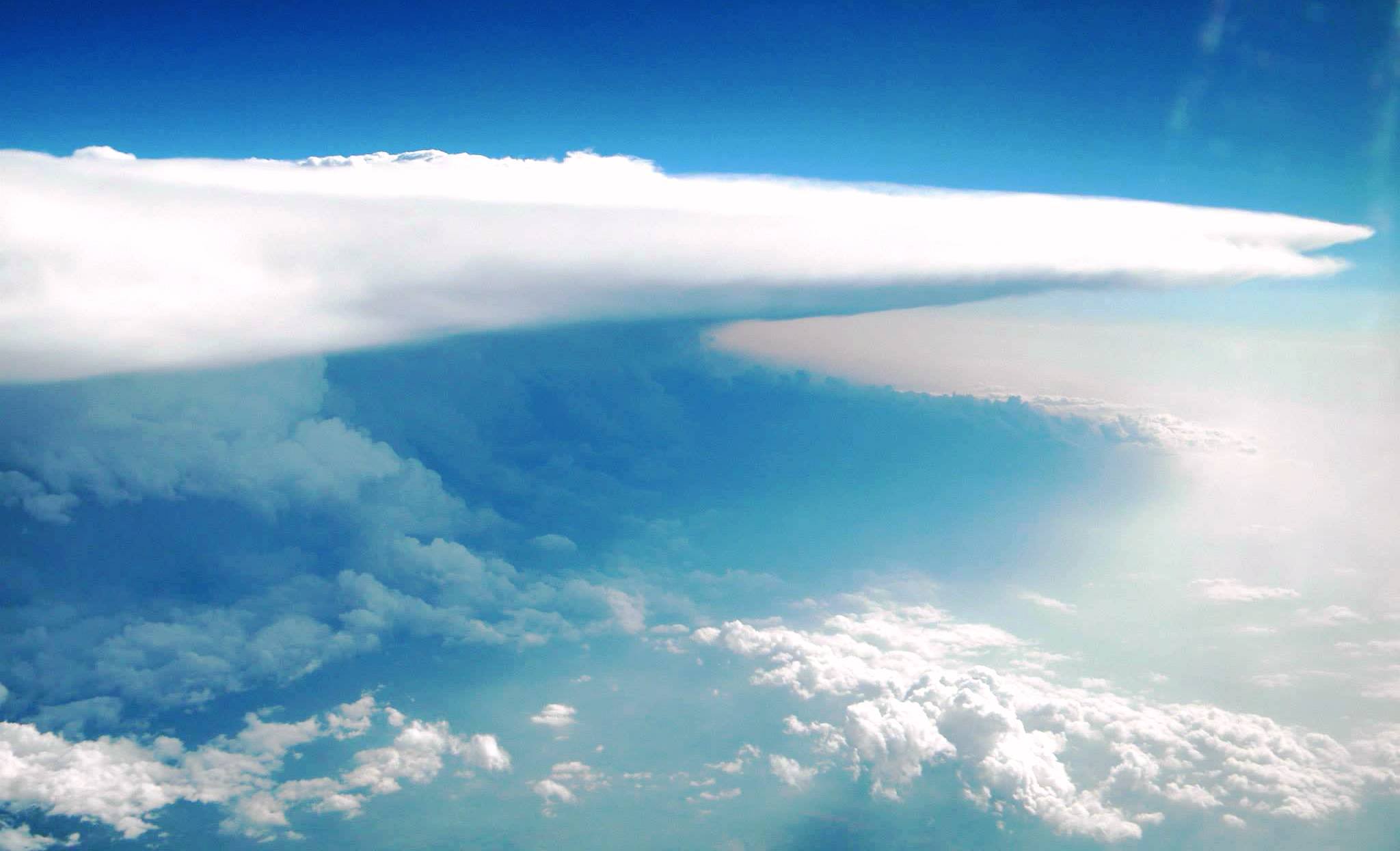 El Reno, OK Supercell from Above - Photo courtesy Tom Magnuson