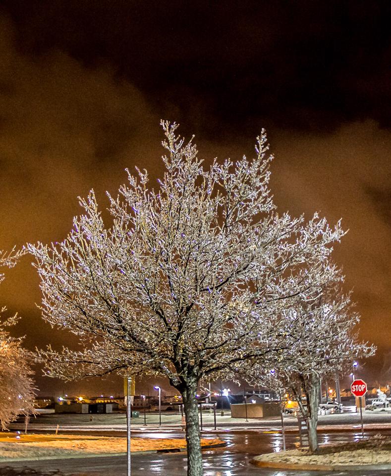 Ice Accumulation Photo for the December 20-22, 2013 Winter Storm