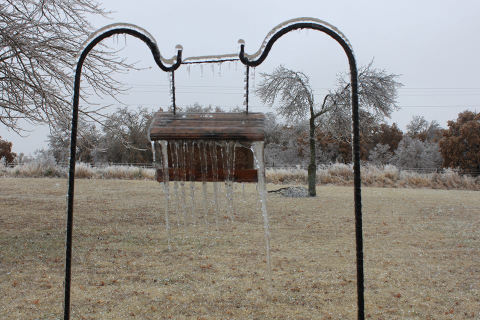 Ice Accumulation Photo for the December 20-22, 2013 Winter Storm