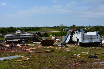 5/06/2015 Amber-Bridge Creek Tornado Damage Photo