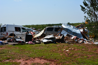 5/06/2015 Amber-Bridge Creek Tornado Damage Photo