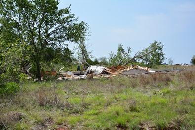 5/06/2015 Amber-Bridge Creek Tornado Damage Photo