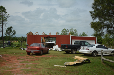 5/06/2015 Amber-Bridge Creek Tornado Damage Photo