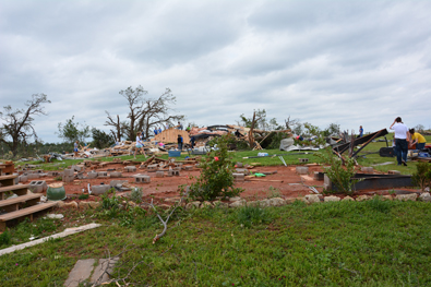 5/06/2015 Amber-Bridge Creek Tornado Damage Photo