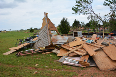 5/06/2015 Amber-Bridge Creek Tornado Damage Photo