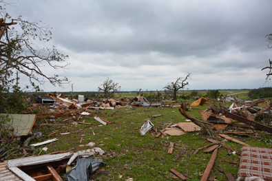 5/06/2015 Amber-Bridge Creek Tornado Damage Photo