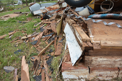 5/06/2015 Amber-Bridge Creek Tornado Damage Photo