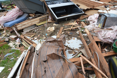 5/06/2015 Amber-Bridge Creek Tornado Damage Photo