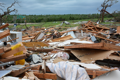 5/06/2015 Amber-Bridge Creek Tornado Damage Photo