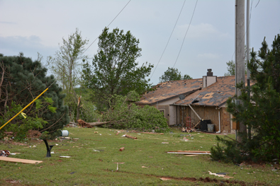 5/06/2015 Amber-Bridge Creek Tornado Damage Photo