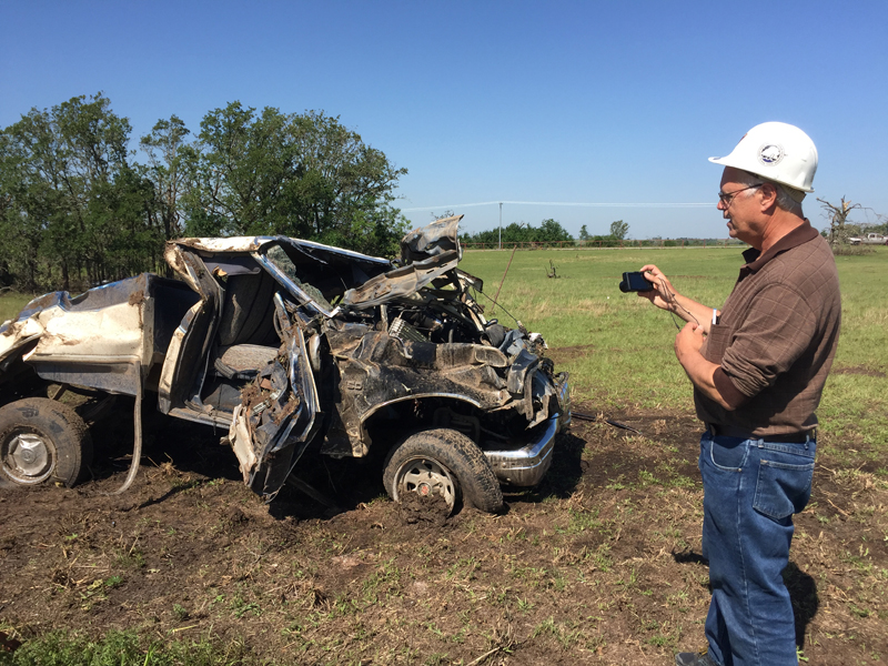 May 9, 2016 Katie, Oklahoma tornado damage photo