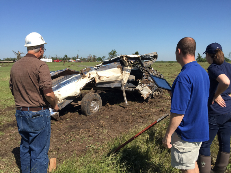 May 9, 2016 Katie, Oklahoma tornado damage photo